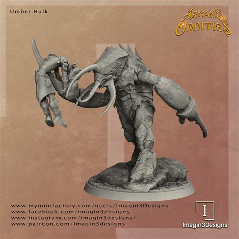 umber hulk stl|3D Printable Umber Hulk .
